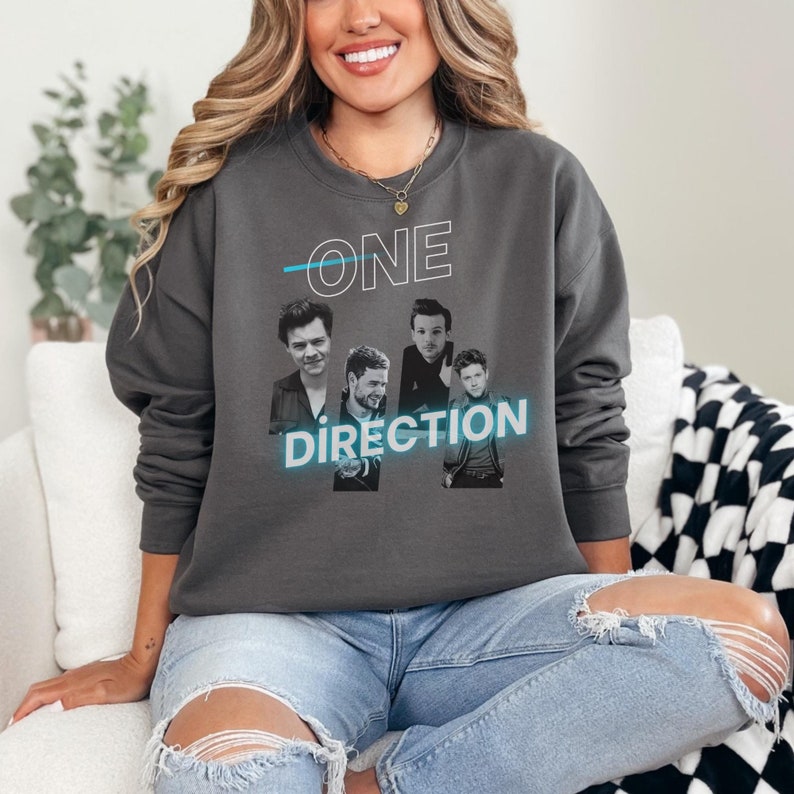 One Direction Pop Musicsweatshirt One Funny Direction Graphic Sweatshirt