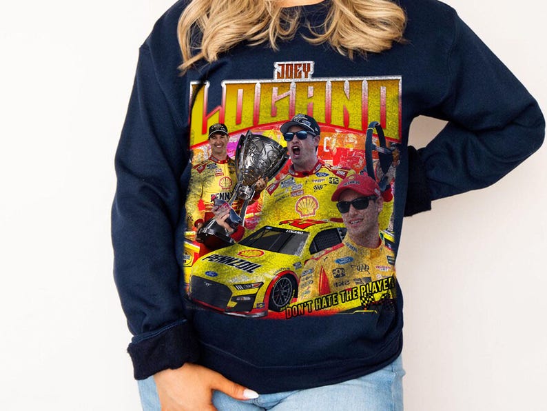 Joey Logano Racing Fan Gear  Nascar Collectibles & Gifts Tshirt