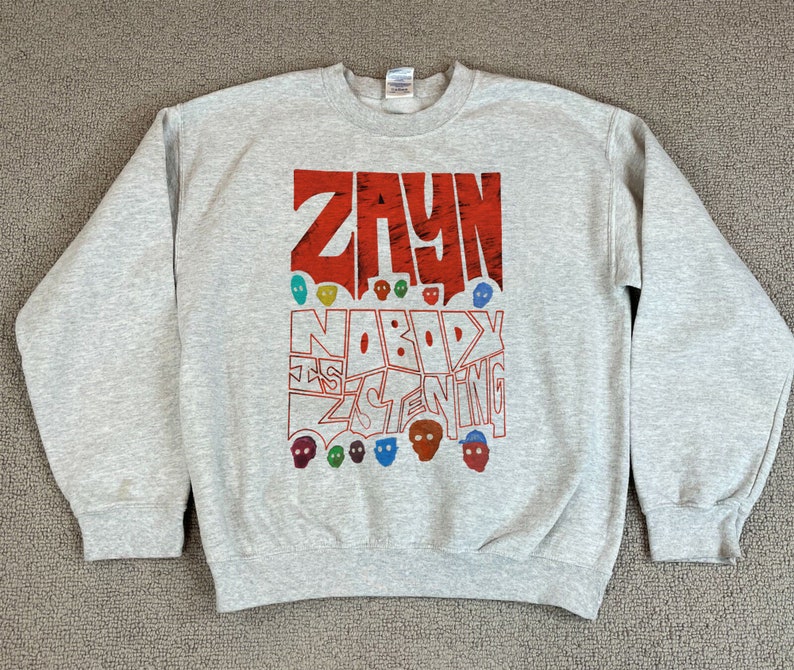 Zayn Malik Sweatshirt, Zayn Malik T-Shirt, Nobody Is Listening Shirt, Music Unisex Shirt, Gift For Men