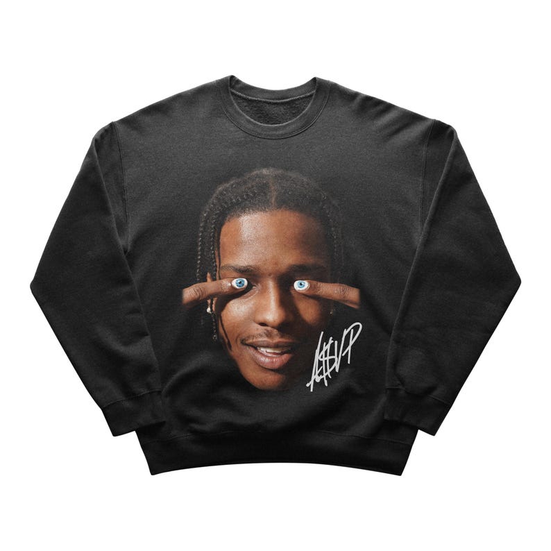 Asap Rocky Big Face Sweatshirt Graphic