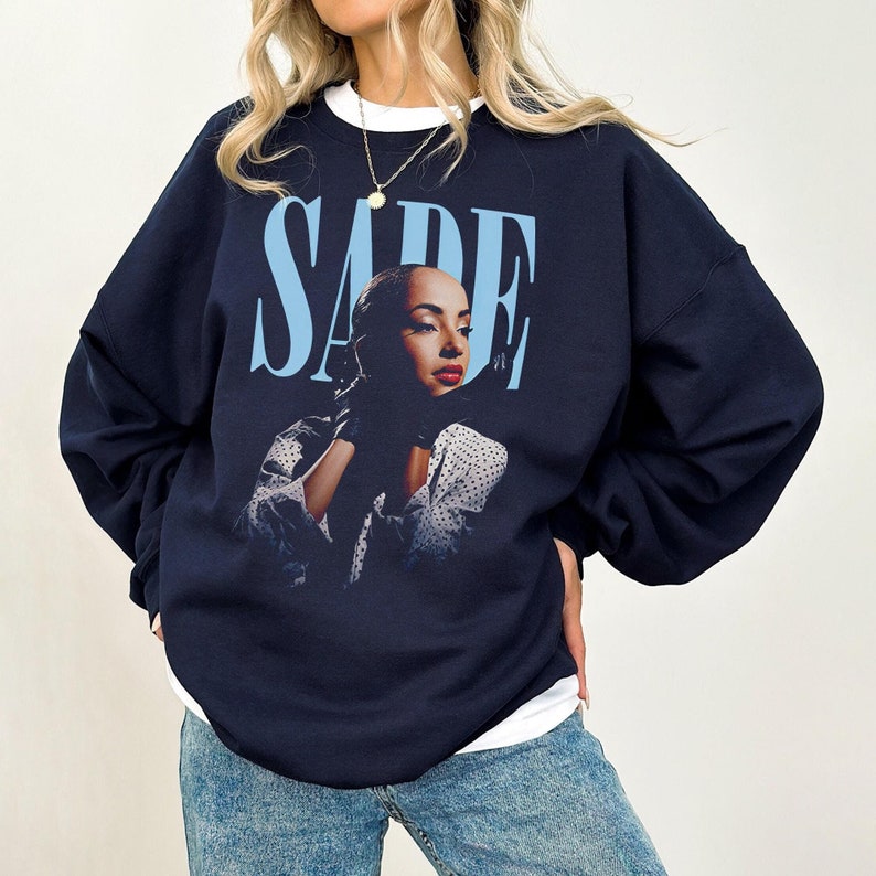 Sade Sweatshirt, Sade Tour Shirt, Retro Sade Love Deluxe Graphic Tee, Sade Adu T-Shirt, Gift For Men