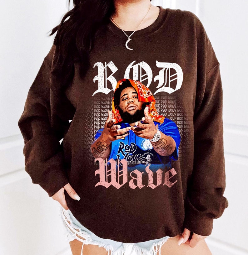 Rod Wave Sweatshirt Retro Rod Wave Tour Shirt