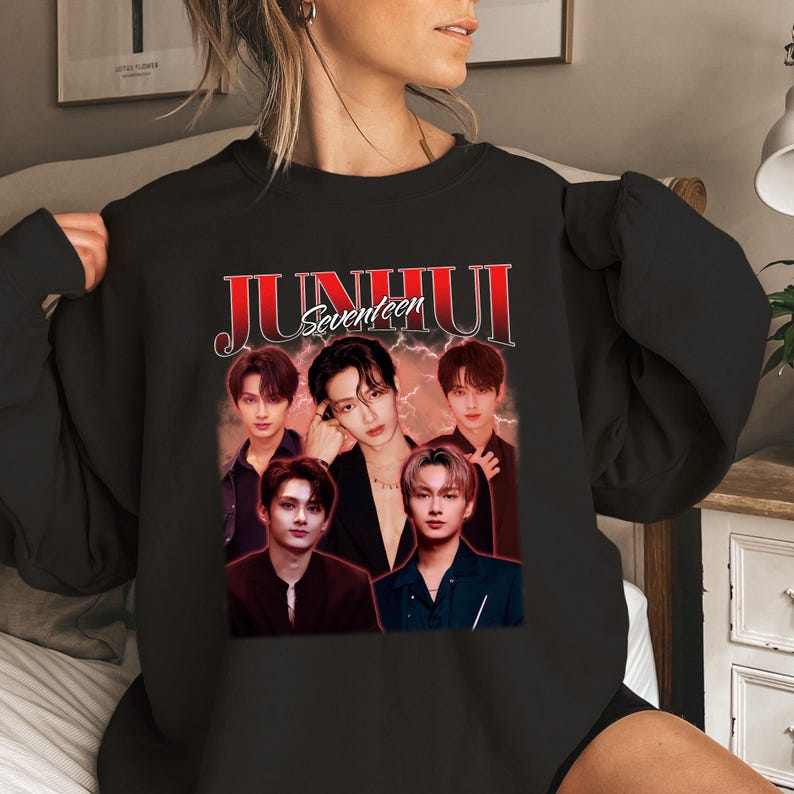 Jun Seventeen Graphic T-Shirt Seventeen Spill The Fells Album