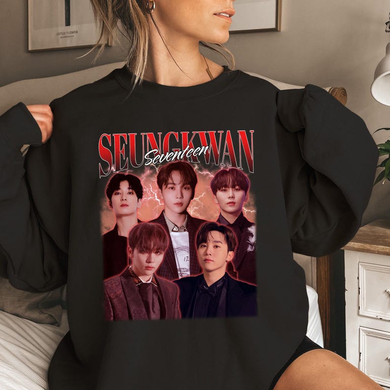 Seungkwan Seventeen Graphic T-Shirt Seventeen Spill The Fells Album