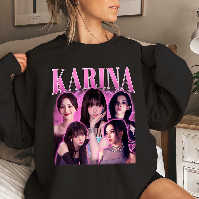 Karina Aespa T-Shirt Aespa Members Shirt