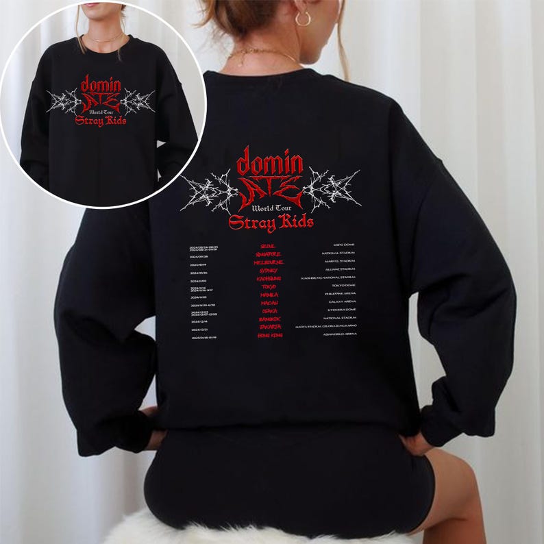 Stray Kids Dominate World Tour Sweatshirt Stray Kids Ate Album Shirt