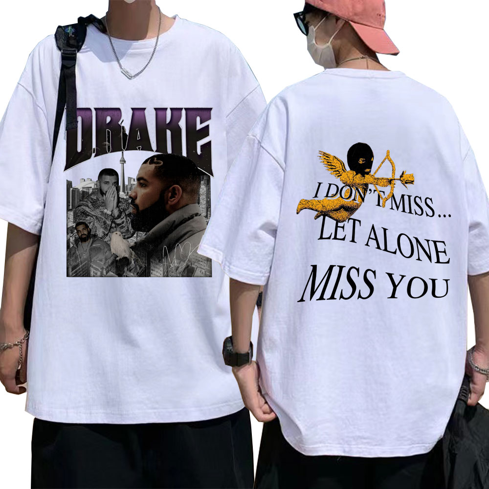 Zrbang Rapper Drake Vintage Men’S Shirt Drizzy I Dont Miss Let Alone Miss You Shirt Gothic