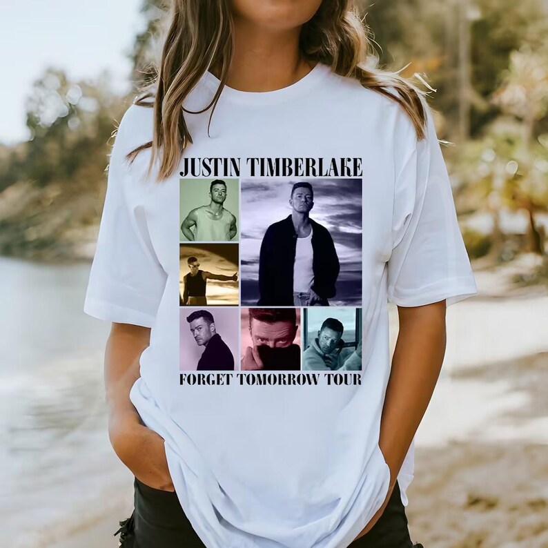 2025 Justin Timberlake Tour Shirt Forget Tomorrow World Tour Shirt