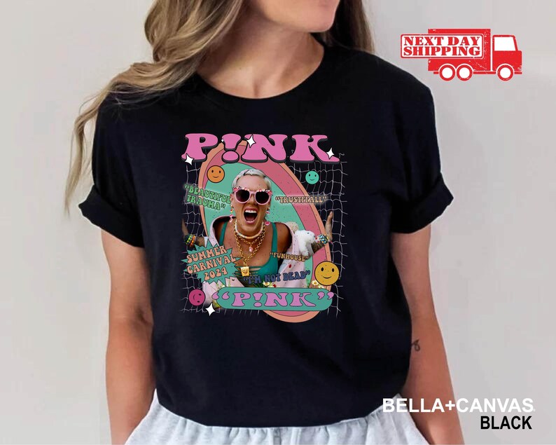 P!Nk Pink Singer Summer Carnival 2025 Tour Shirt Pink Fan Lovers Shirt
