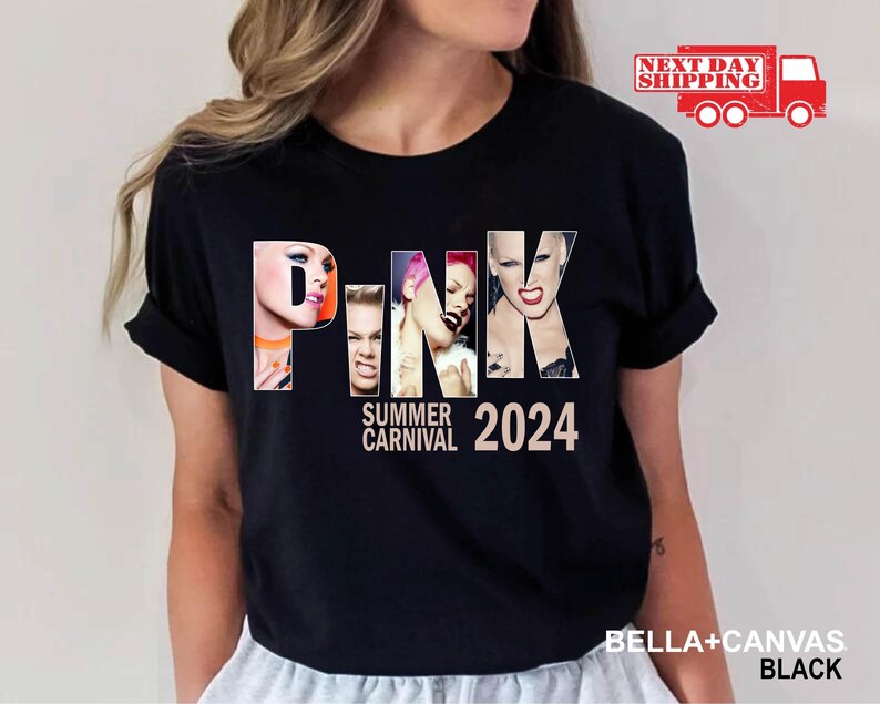 P!Nk Pink Singer Summer Carnival 2025 Tour Shirt Pink Fan Lovers Shirt
