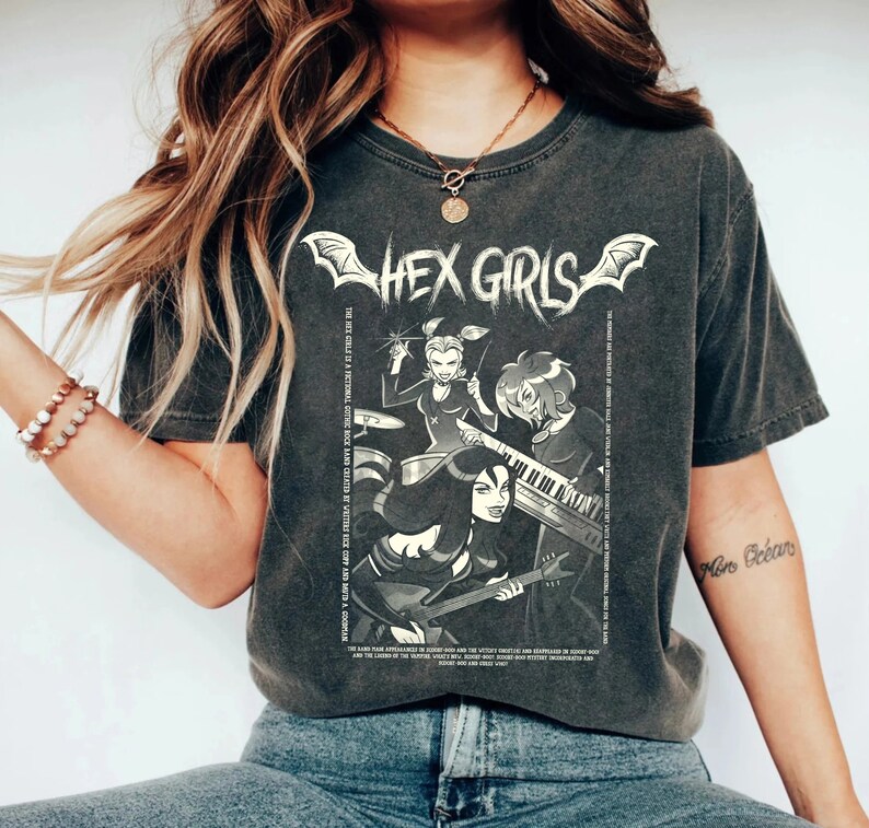 The Hex Girls Rock Band Music Shirt The Hex Girls Tour Shirt