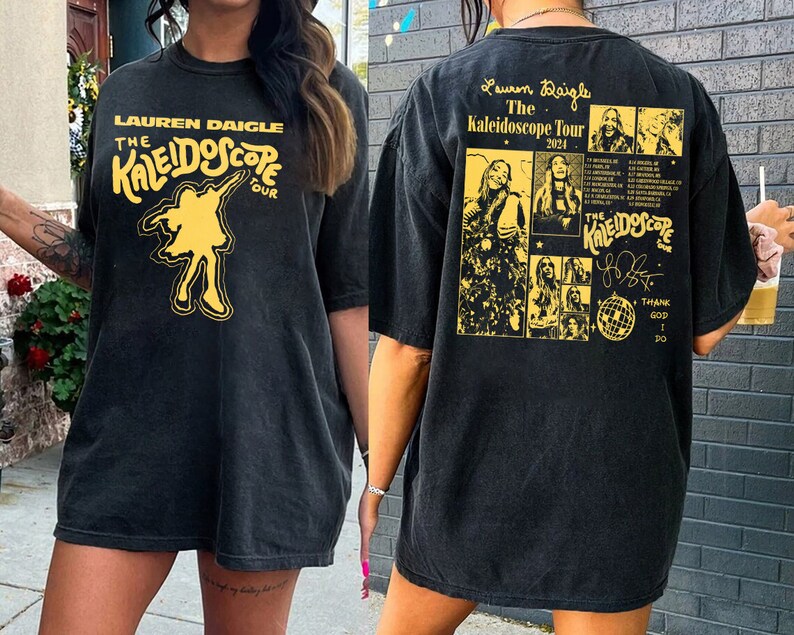 Lauren Daigle 2Side Shirt Lauren Daigle Album Music Shirt The Kaleidoscope Tour 2025 Shirt