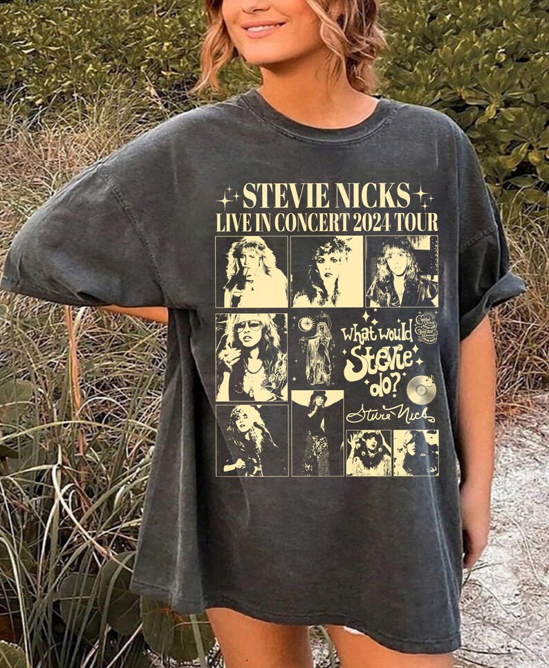 Vintage 90S Stevie Nicks Music Concershirt Stevie Nicks 2025 Tour Merch