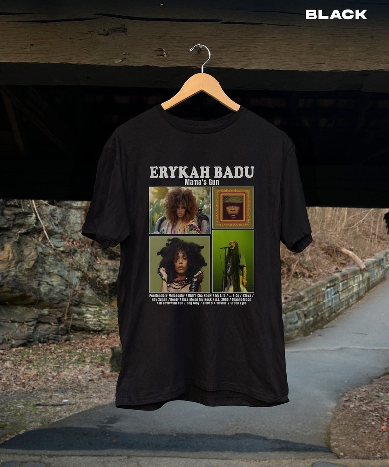 Erykah Badu Shirt Mama’S Gun Album Shirt Erykah Badu Tour Shirt
