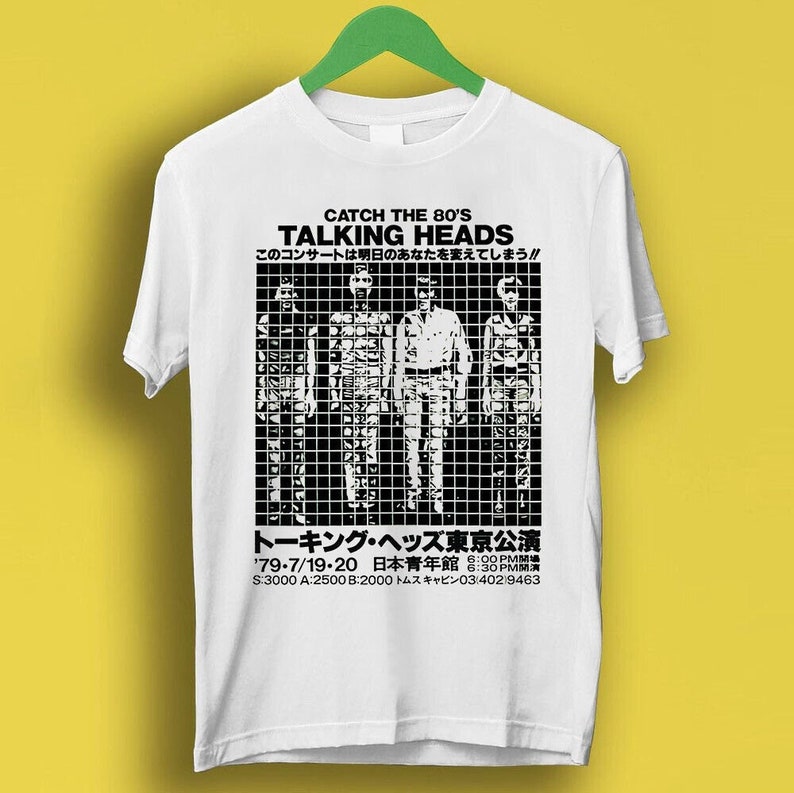 Talking Heads Japanese 1980 Us Tour Catch The 80’S Music Cool Gift Shirt Shirt P7276