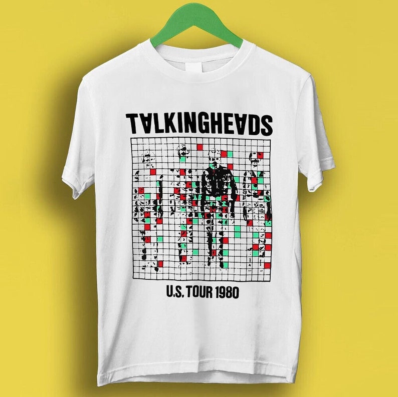 Talking Heads Us Tour 1980 Punk Rock Poster Music Retro Cool Gift Shirt Shirt P7275