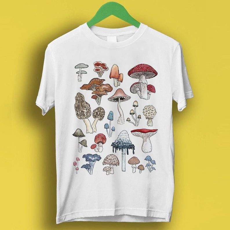 British Wild Mushrooms Meme Gifshirt Funny Style Aesthetic Cult Movie Music Shirt Shirt P394
