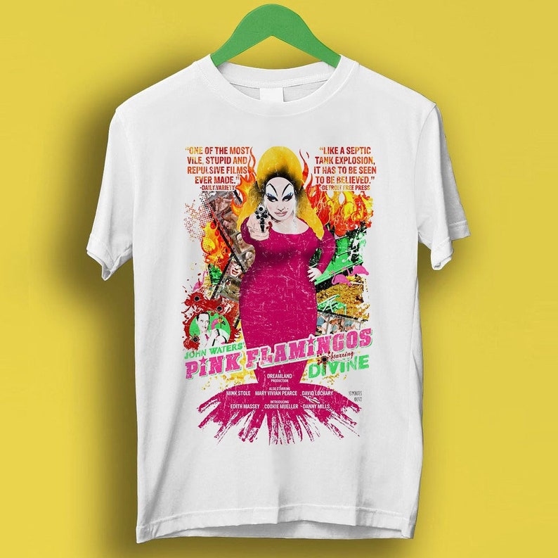 Pink Flamingos Queen Dreamland Meme Gift Funny Shirt Style Gamer Cult Movie Shirt P1468