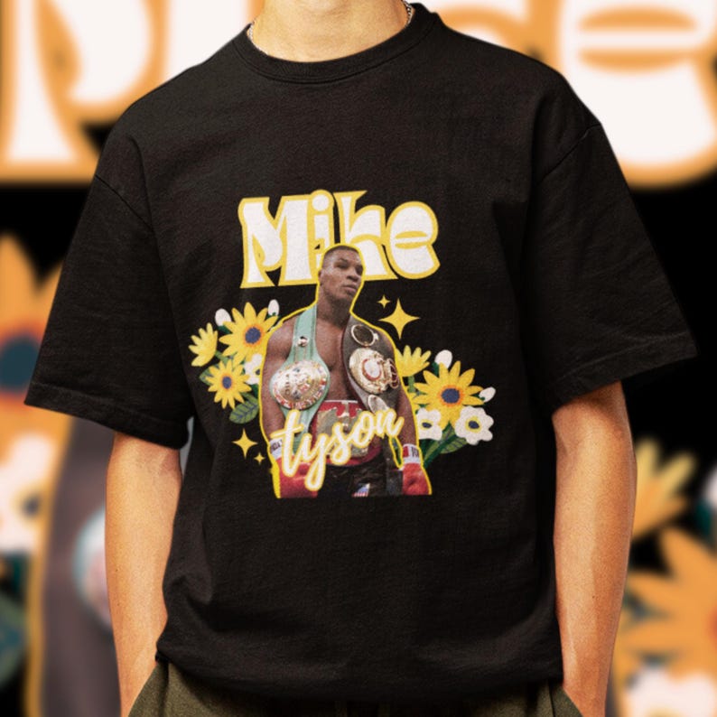 Vintage Mike Tyson Shirt – Perfect For Boxing Fans – Iconic Boxer Apparel