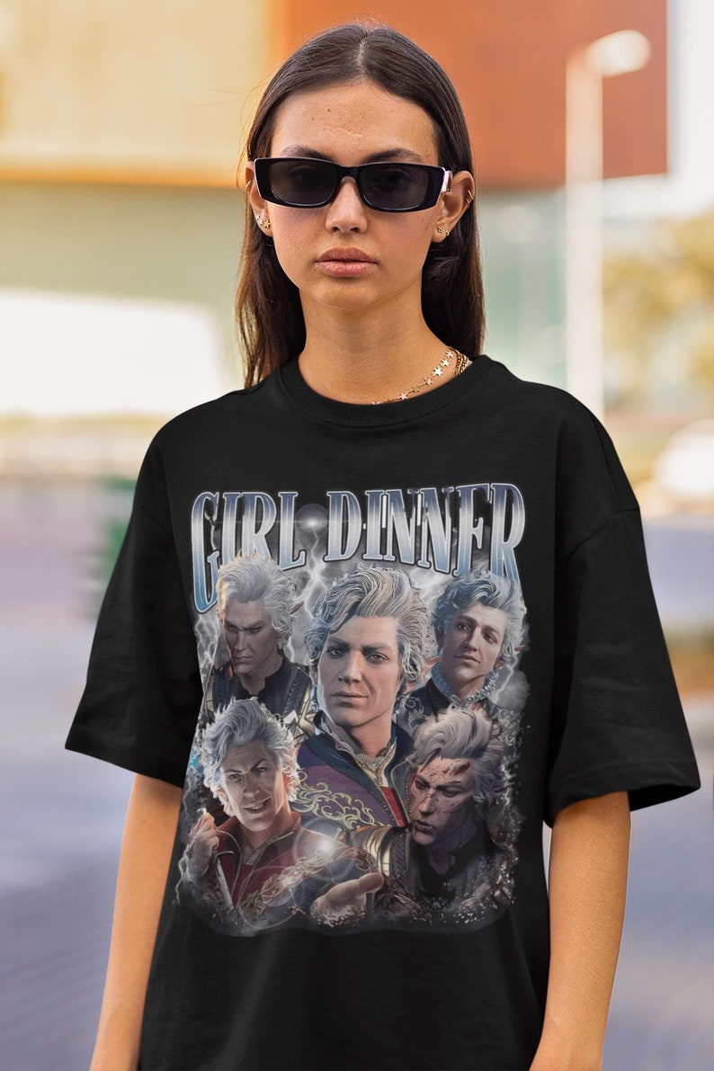 Limited Astarion Baldur’S Gate 3 Girl Dinner Shirt And Sweashirt! Perfect Gift For Fansozy Trendy