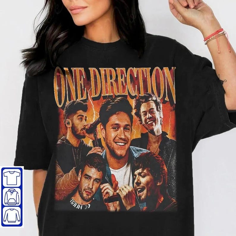 One Direction Shirt 1D Shirt Member’S Signature One Direction Shirt