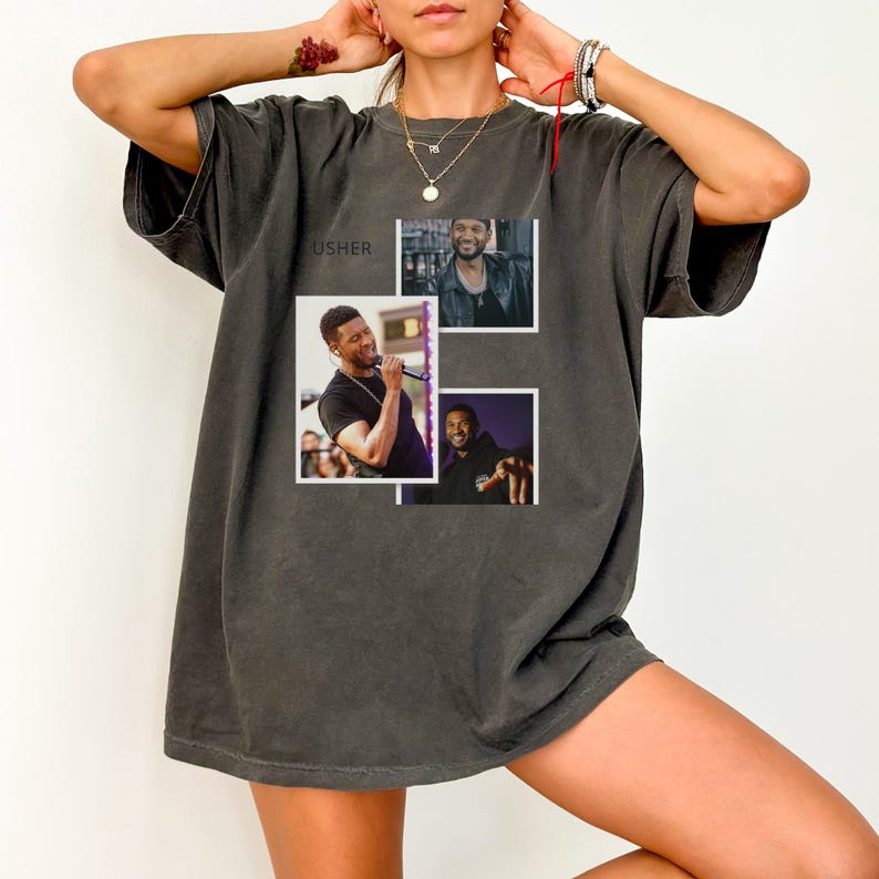 Usher Raymond Usher Tour Shirt Usher Past Present Future Shirt Design