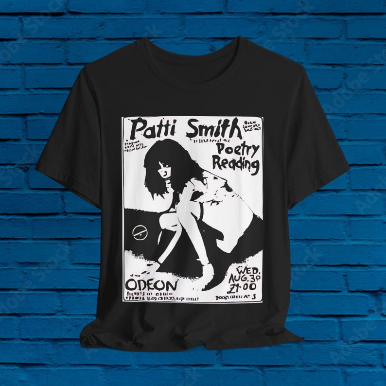 Patti Smith 1978 Poetry Poster Lou Reed Shirt