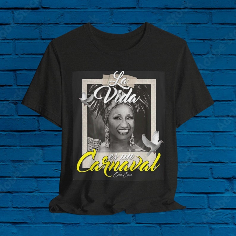 Celia Cruz! La Vida Carnaval! Azucar Negra Tito Puente Fania All Star Shirt
