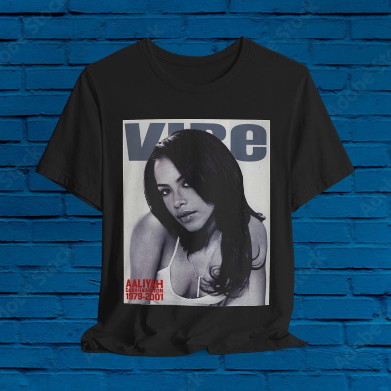 Aaliyah Rip Issue Magazine Jet Shirt