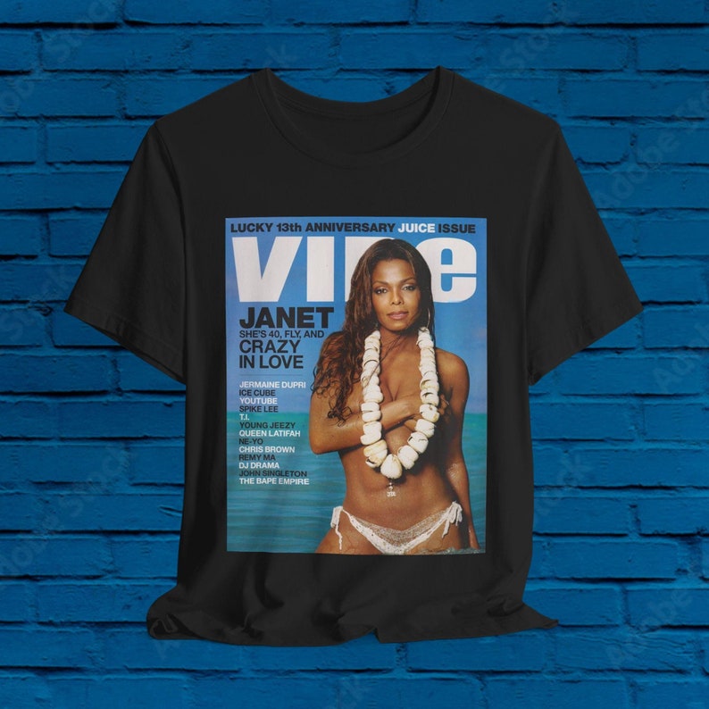 Janet Jackson She’S 40 N Fly! Magazine Jet Shirt