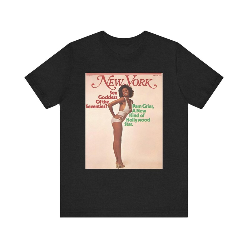 Pam Grier New! Magazine Cover!: “70S Sex Goddess” Foxy Brown Blaxploitation Shirt