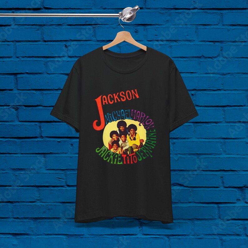 Jackson 5 New! “J5” Shaped Graphic Og Group: Tito! Marlon Shirt