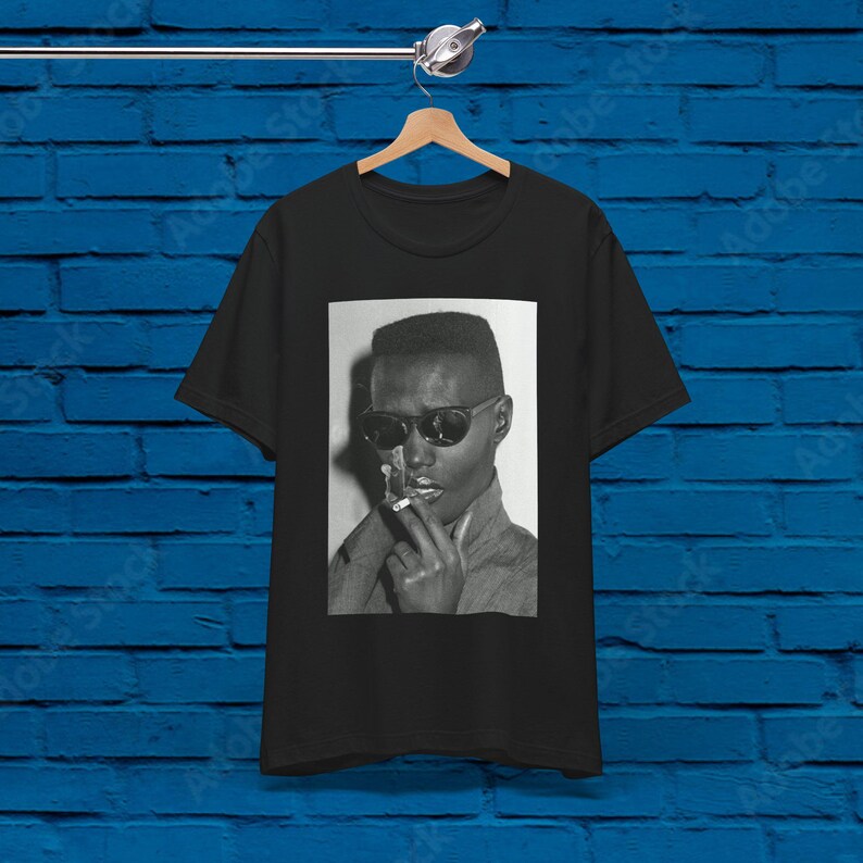 Grace Jones Warhol Magazine Prince Purple Shirt