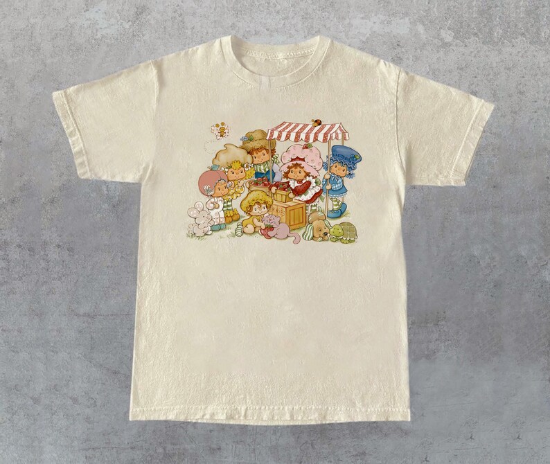 Life Is Delicious Shirt Vintage Strawberry Shirt Strawberry Shortcake Graphic Shirt