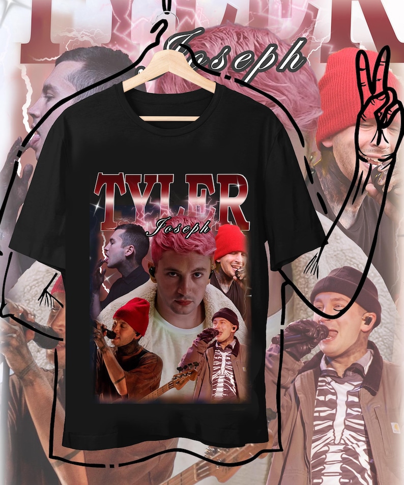 Tyler Joseph Vintage Shirt Tyler Joseph Shirt Retro 90’S Fans Homage Shirt