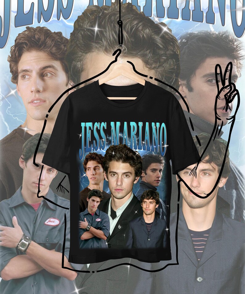 Jess Mariano Vintage Shirt Graphic Shirt Retro 90’S Fans Homage Shirt