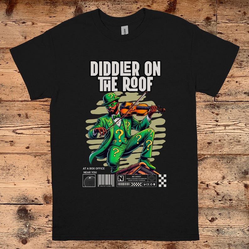 No Diddy Shirt Diddler On The Roof’ Parody Shirt Funnygraphic P Diddy Shirt