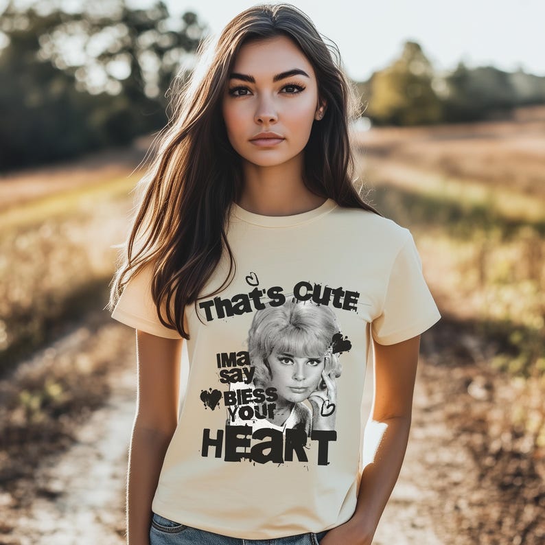That’S Cute Bless Your Heart Shirt Funny Southern Quote Shirt Vintage Retro Graphic Shirt