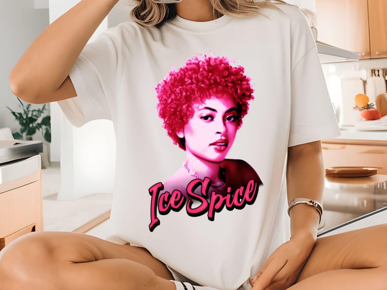 Ice Spice Graphic Shirt,Concert Merch Shirt, Long Sleeve And Sweashirt Available, Rap Gift For Fans