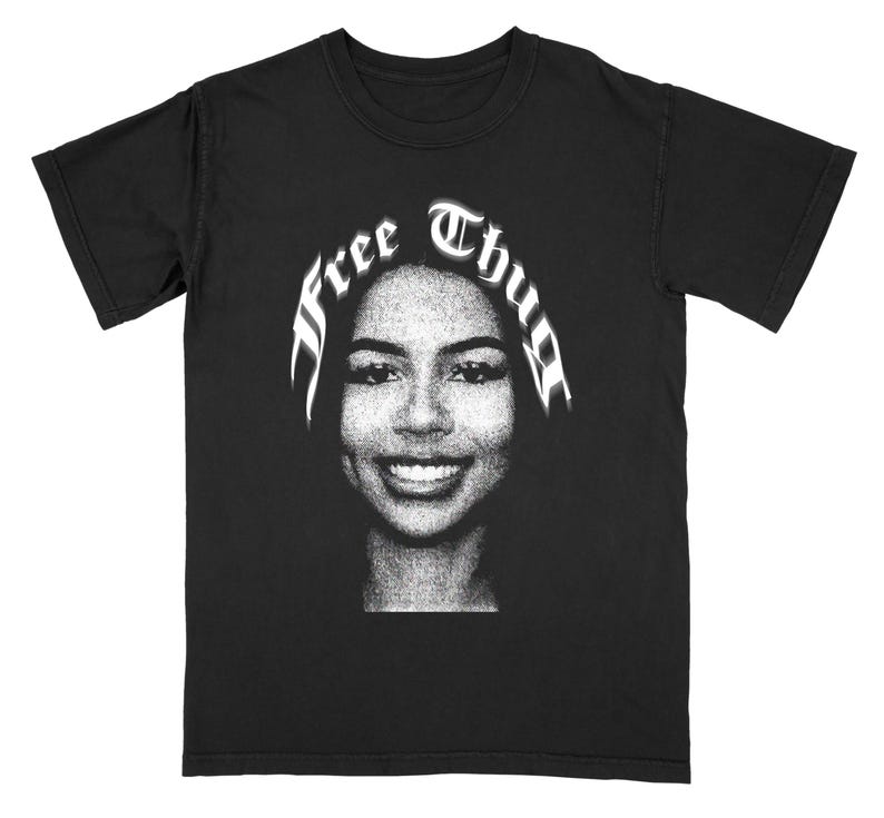 Mariah The Scientist Graphic Shirt Rare Vintage Free Thug Black Shirt Rnb