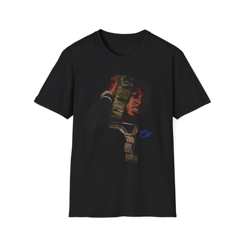 Nba Youngboy Flexing Money & His Signature Shirt Graphic Vintage Y2K Hiphop Trap