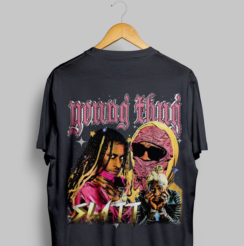 Young Thug “Slatt” Front An Back Throwback Shirt, Shirt, Rap Shirt, , Vintage -Heavy Shirt