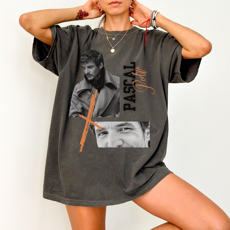 Pedro Pascal Vintage Shirt Pedro Pascal Fan Shirt Actor Pedro Pascal Shirt