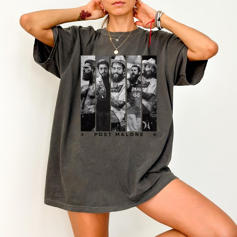 Post Malone Rap Music Merch Shirt Retro Posty 90S Shirt