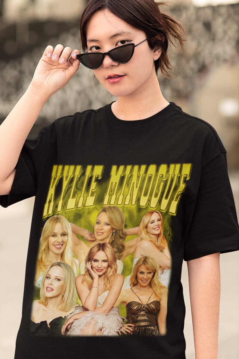 Kylie Minogue Retro Shirt Kylie Minogue Vintage 90’S Print Shirt