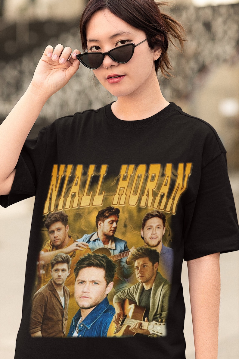 Niall Horan Retro Shirt Niall Horan Vintage 90’S Print Shirt Niall Horan Clothing