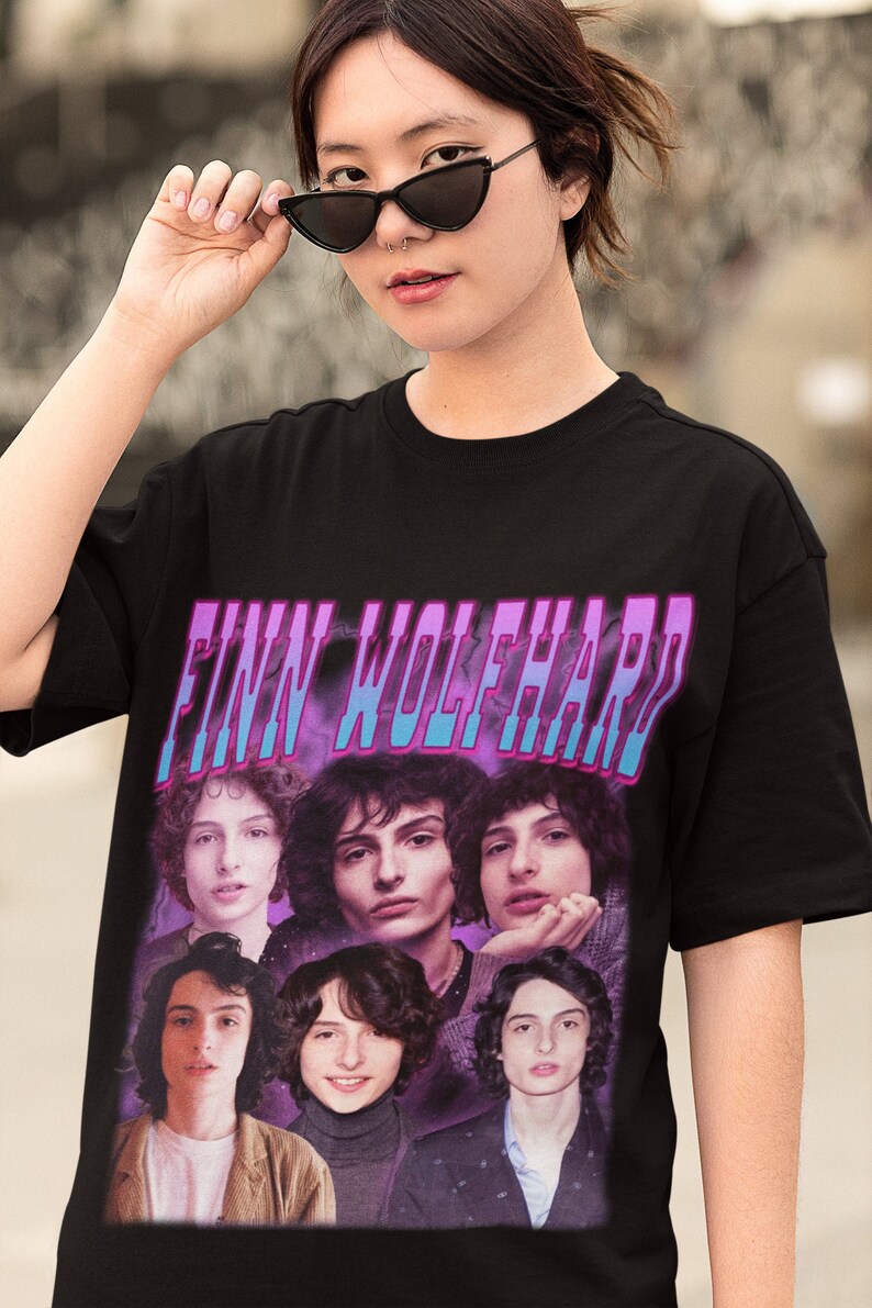 Finn Wolfhard Retro Shirt Finn Wolfhard Vintage Print 90’S Shirt Finn Wolfhard Clothing