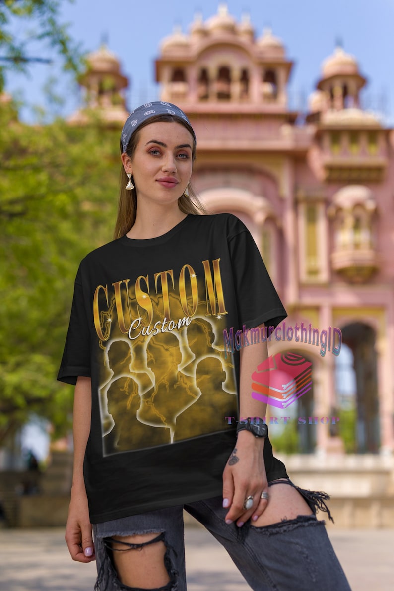 Custom Retro Shirt Custom Bootleg Vintage Print 90’S Shirt Custom Clothing