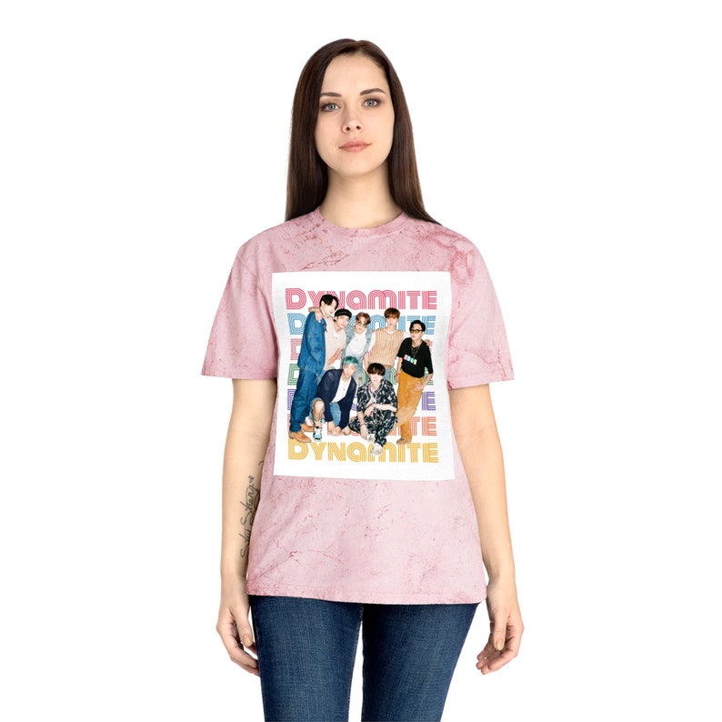 Color Blast Shirt Bts Pink Tie Dye