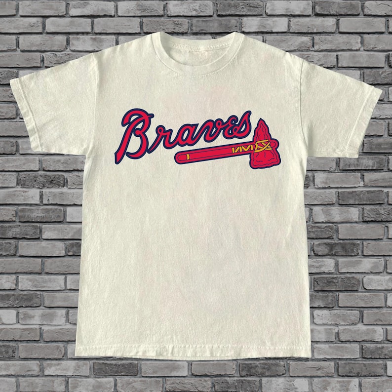 Vintage Atalanta Braves Shirt – Mlb Graphic Shirt For Baseball Fans -100% Comfort Cotton